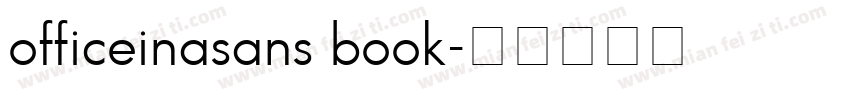 officeinasans book字体转换